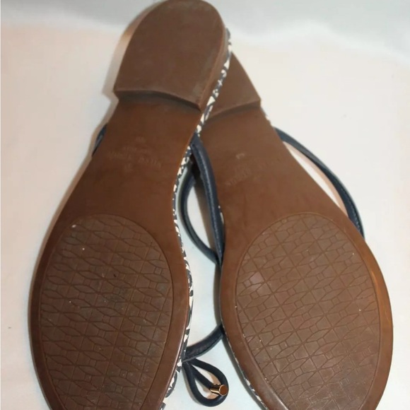 Kate Spade leather bow flip flops sandals - Picture 7 of 8
